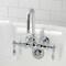 Kingston Brass CA2T1 3-3/8" Tub Wall Mount Clawfoot Tub Faucet, Polished Chrome CA2T1 - alternate 2